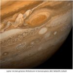 Jupiter mit Wirbelsturm
