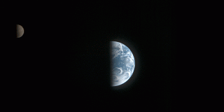 Erde Mond Aufnahmen Galileo 1992 Animation NASA