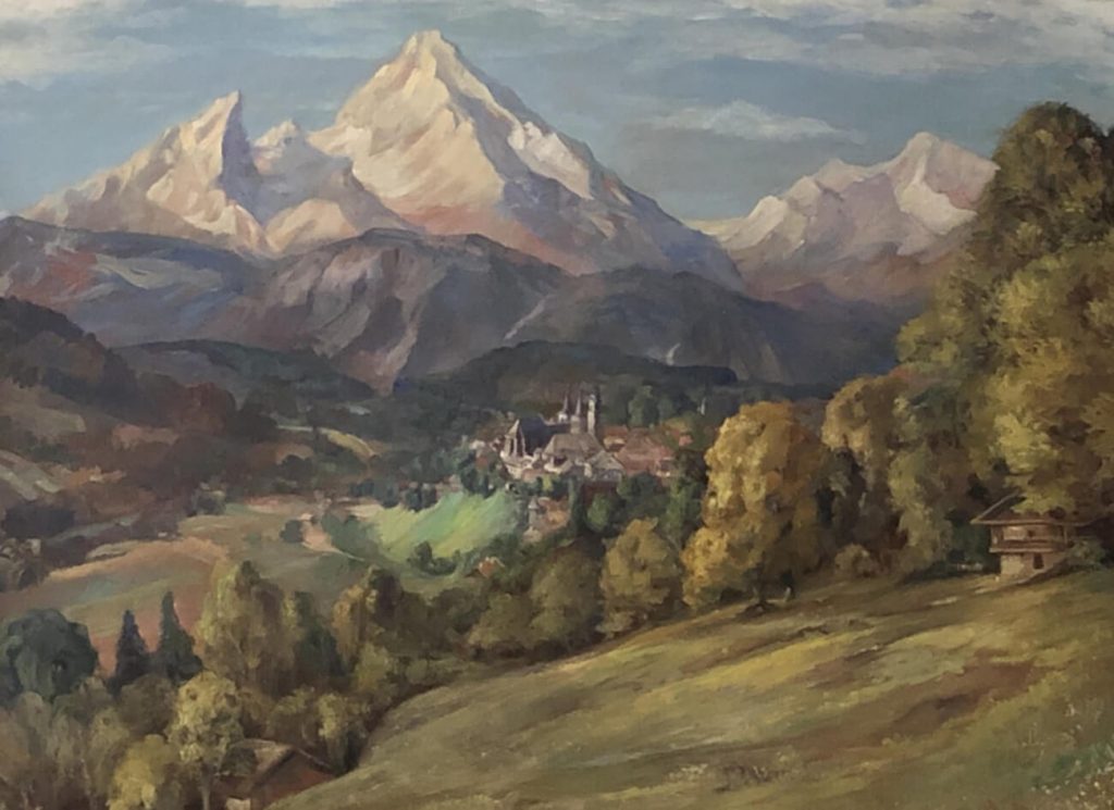 Blick über Berchtesgaden auf den Watzmann (Quelle: Jürgen Braunsdorf)