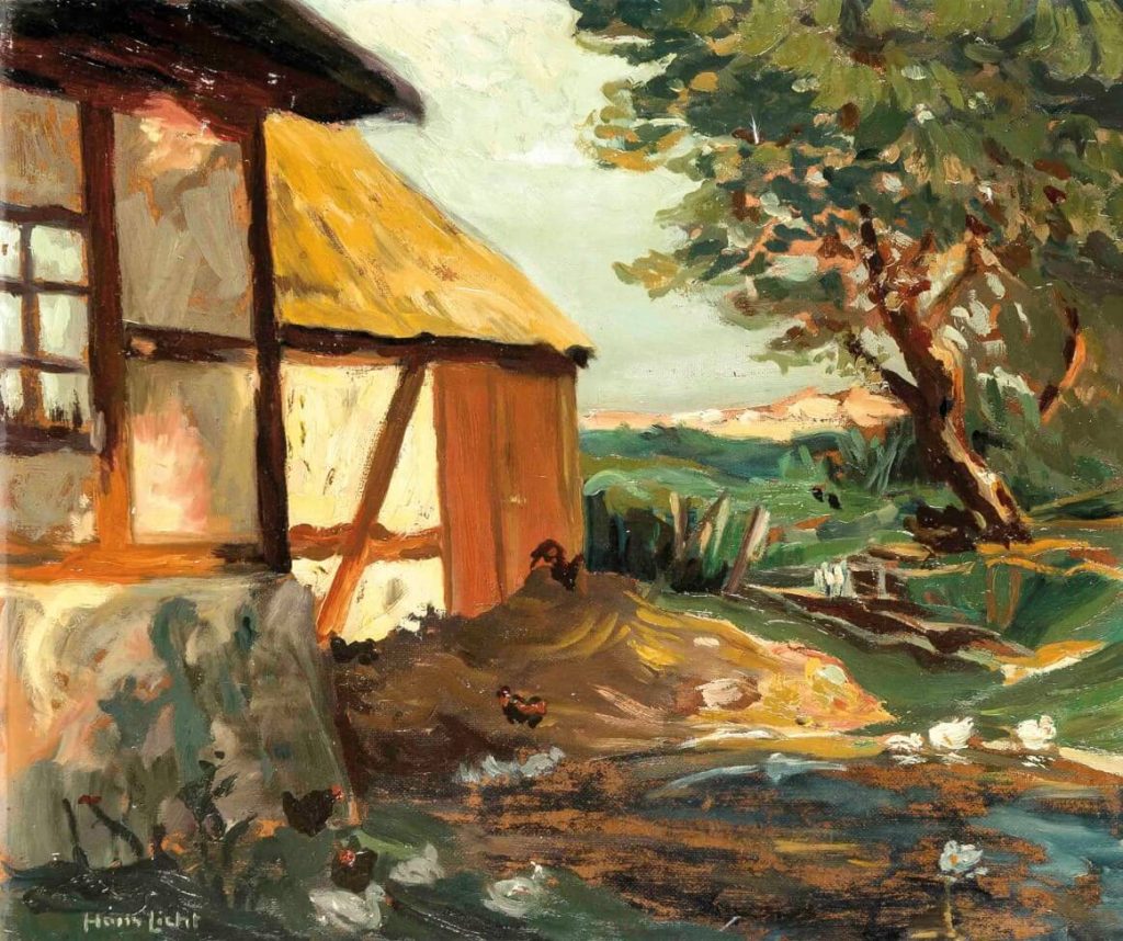 Federvieh im Mist, Hans Licht